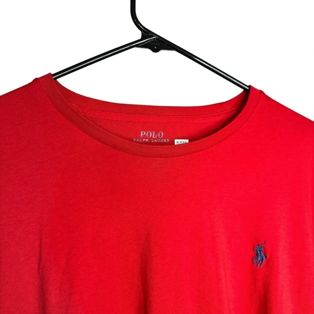 Polo Ralph Lauren Red Long sleeve crew Neck Sweatshirt - flawed - Size XL